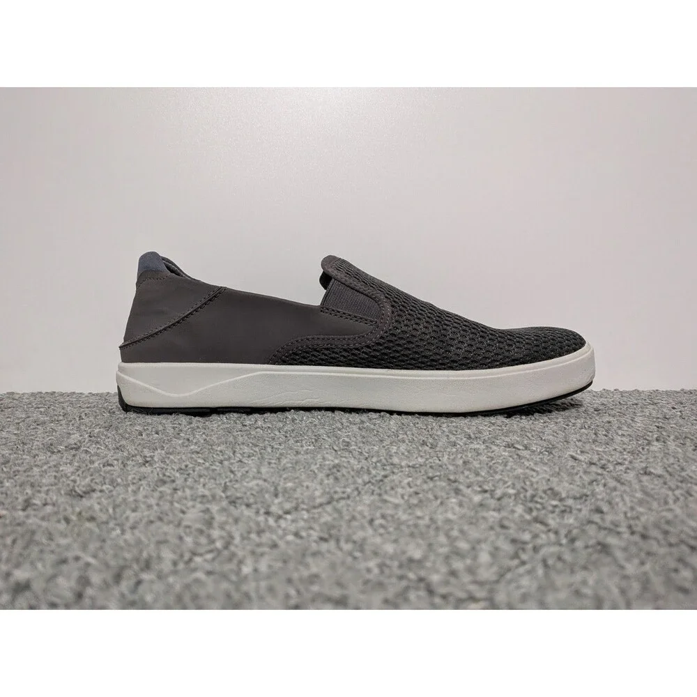 Olukai Lae Ahi Slip On Shoes Mens Size 11 Gray